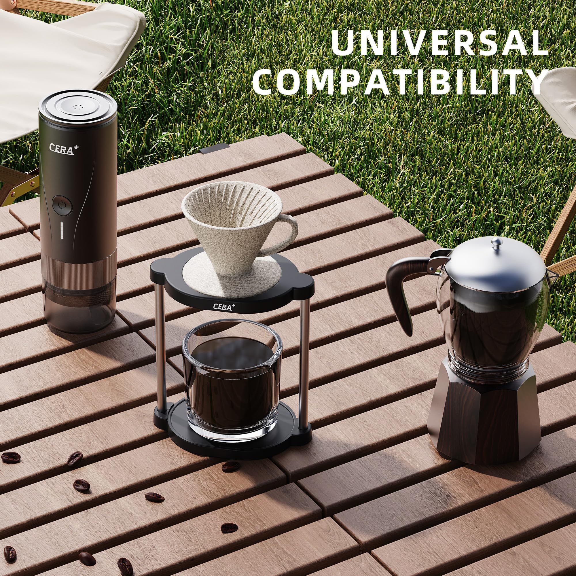 CERA+ Support portable pour machine à expresso
