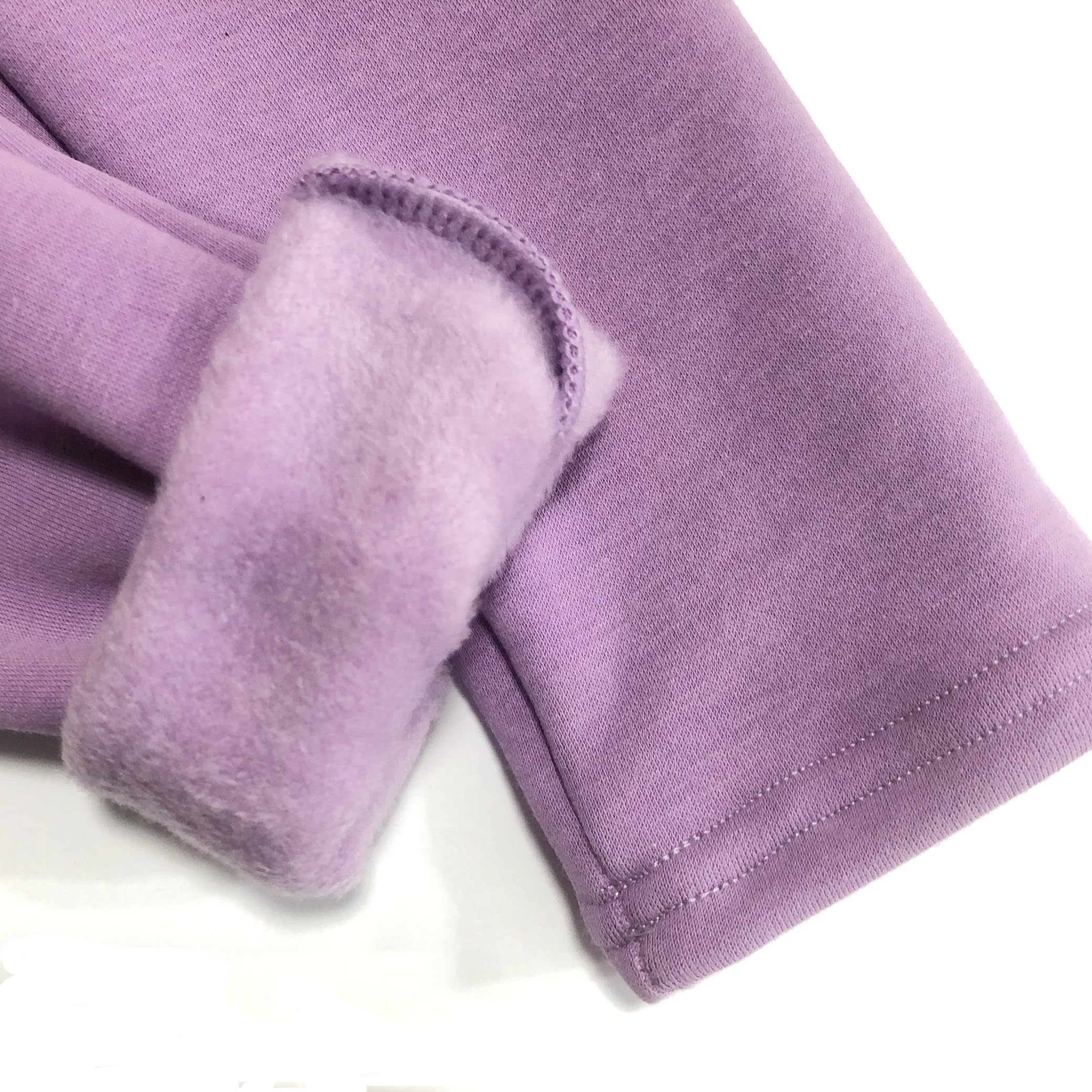 Kiench Leggings térmicos para niña, forrados, de algodón, 2 unidades
