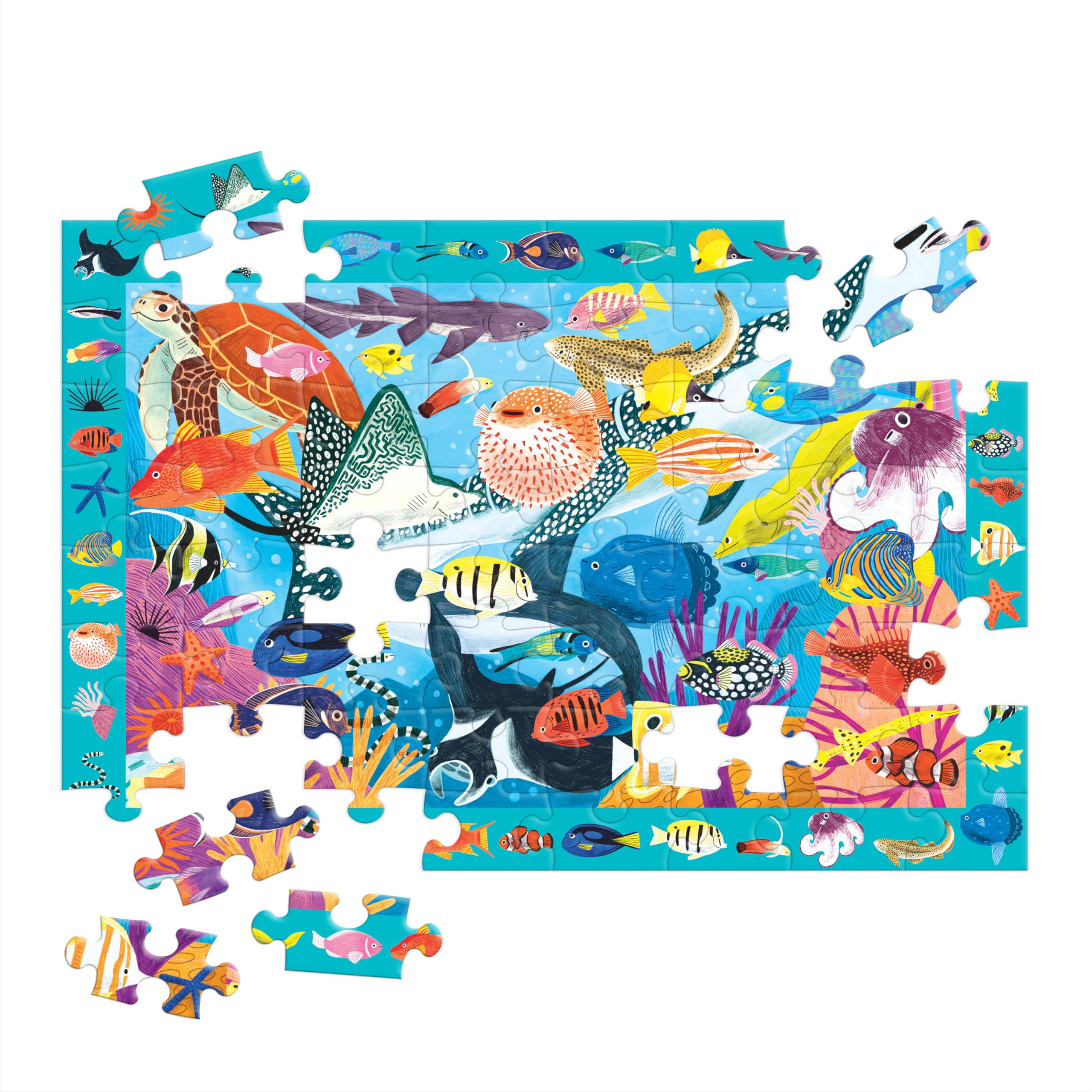 Amazon.com: Mudpuppy - Coral Reef 64 Piece Search & Find Puzzle