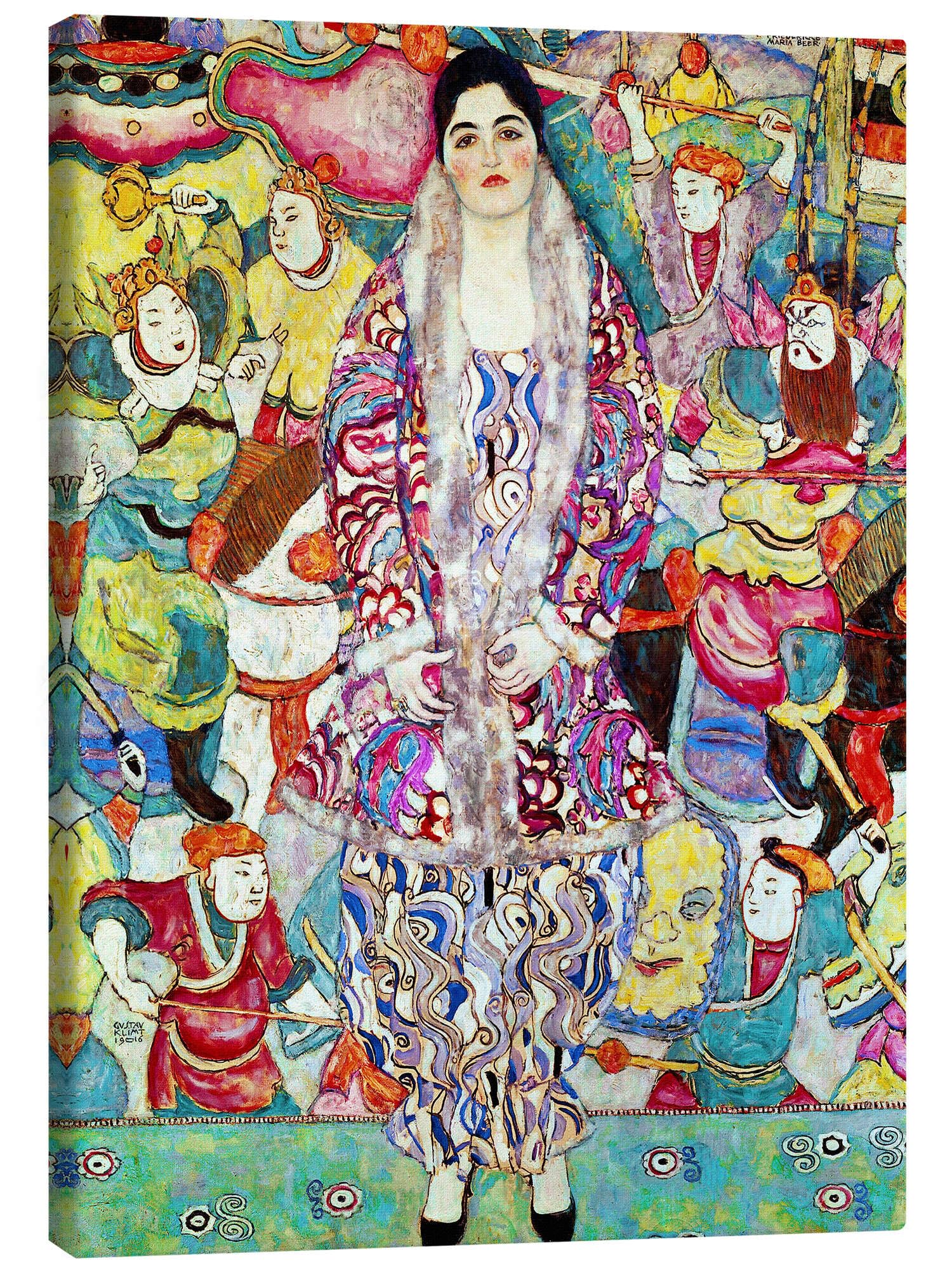Portrait of Friederike Maria Beer Obraz na płótnie