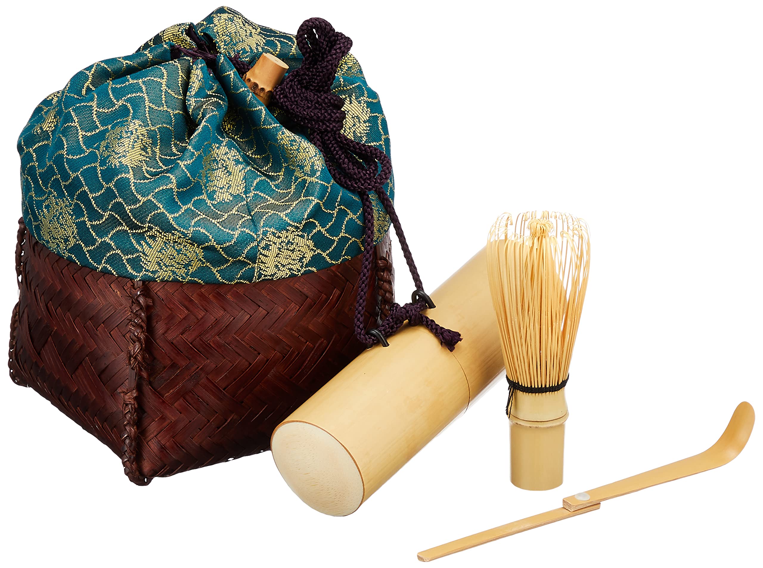 和田菁竺(Wada Seijiku) 野点篭 茶色 サイズ:直径13x高さ9.5cm 御幸