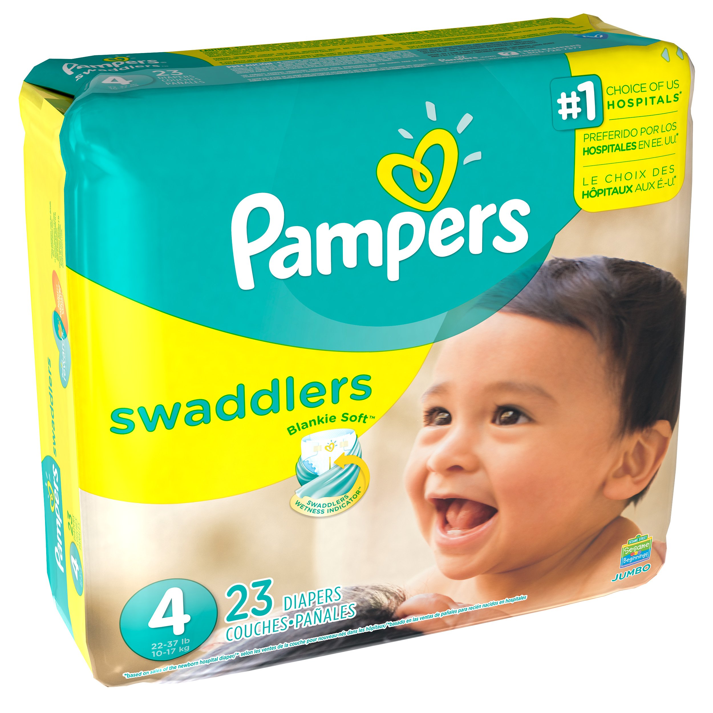 Snapklik.com : Pampers Swaddlers Diapers Size 4
