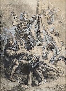 ArtDirect The Crucifixion of Peter the Apostle (1640) Unframed Art Print Giclee Poster by Peter Paul Rubens - Ready for Framing with Customization Sizes 7x10, 10x14, 15x20, 24x33, 35x48 and 44x60 inches