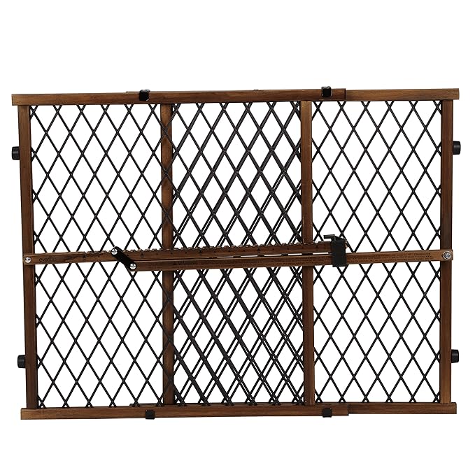 Evenflo Position & Lock Baby Gate, Pressure-Mounted, Farmhouse Collection
