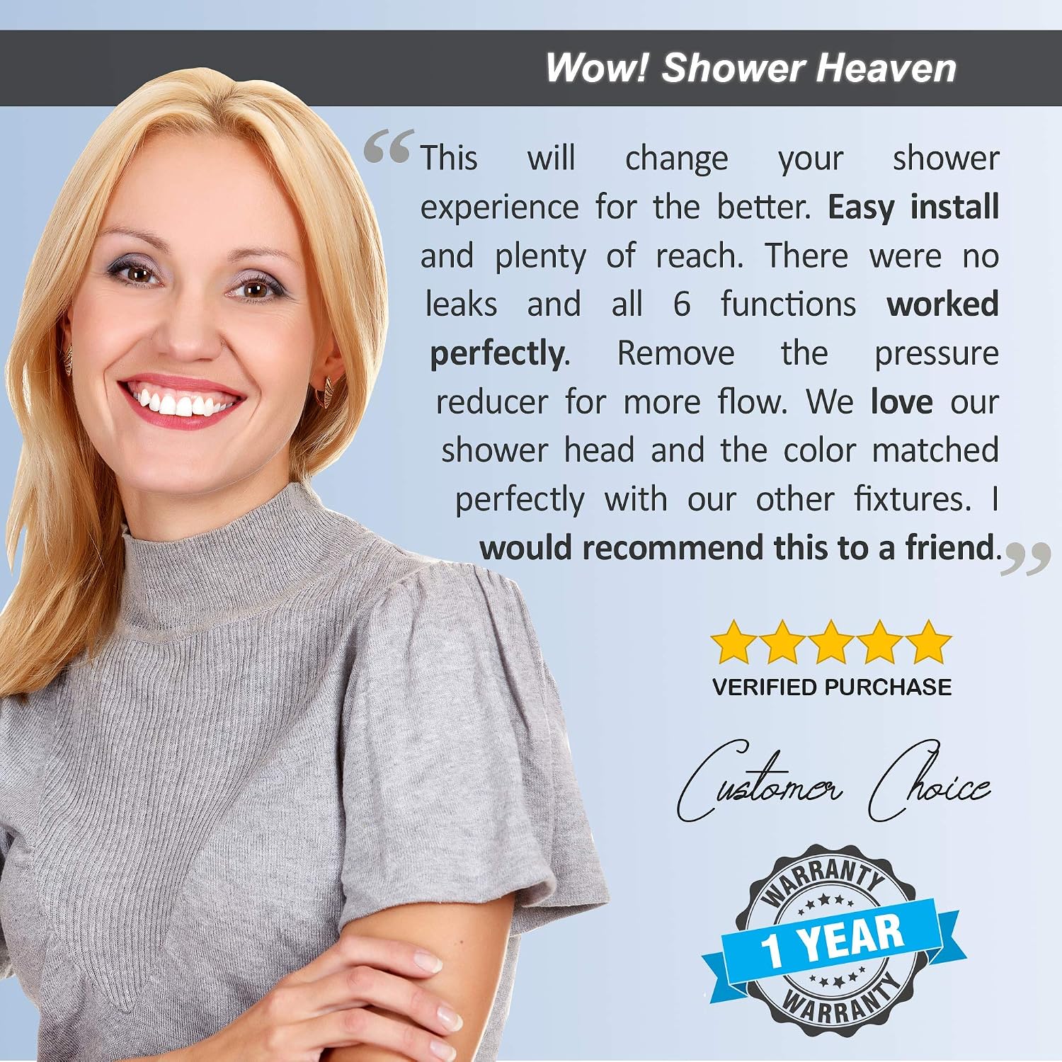 Bіg Sаlе 6 Function Handheld Shower Head Kit - High Pressure, Removable Hand Held Showerhead With Hose & Mount And Adjustable Rainfall Spray, 2.5 GPM - Oil-Rubbed Bronze