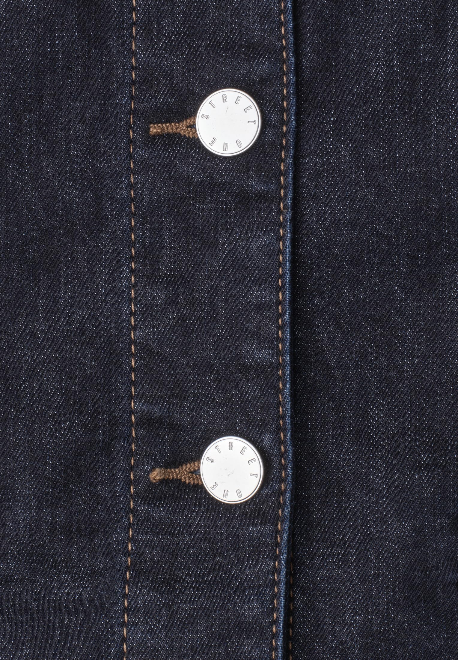 Street One Damen 2200653 Denim Weste mit Rundhals und Knöpfen (1er Pack)