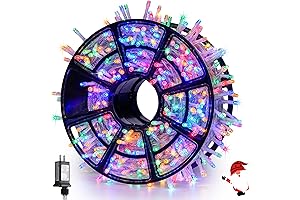 Endless Shimmering Magic: Pastel Lights for a Captivating Christmas Tree