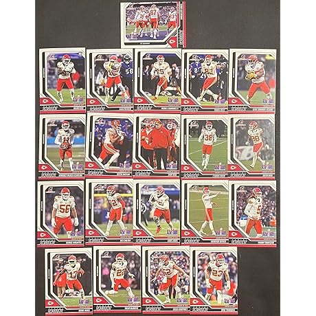 2023 Kansas City Chiefs AFC Championship Panini Instant Team Set - Only 369 Sets Made!