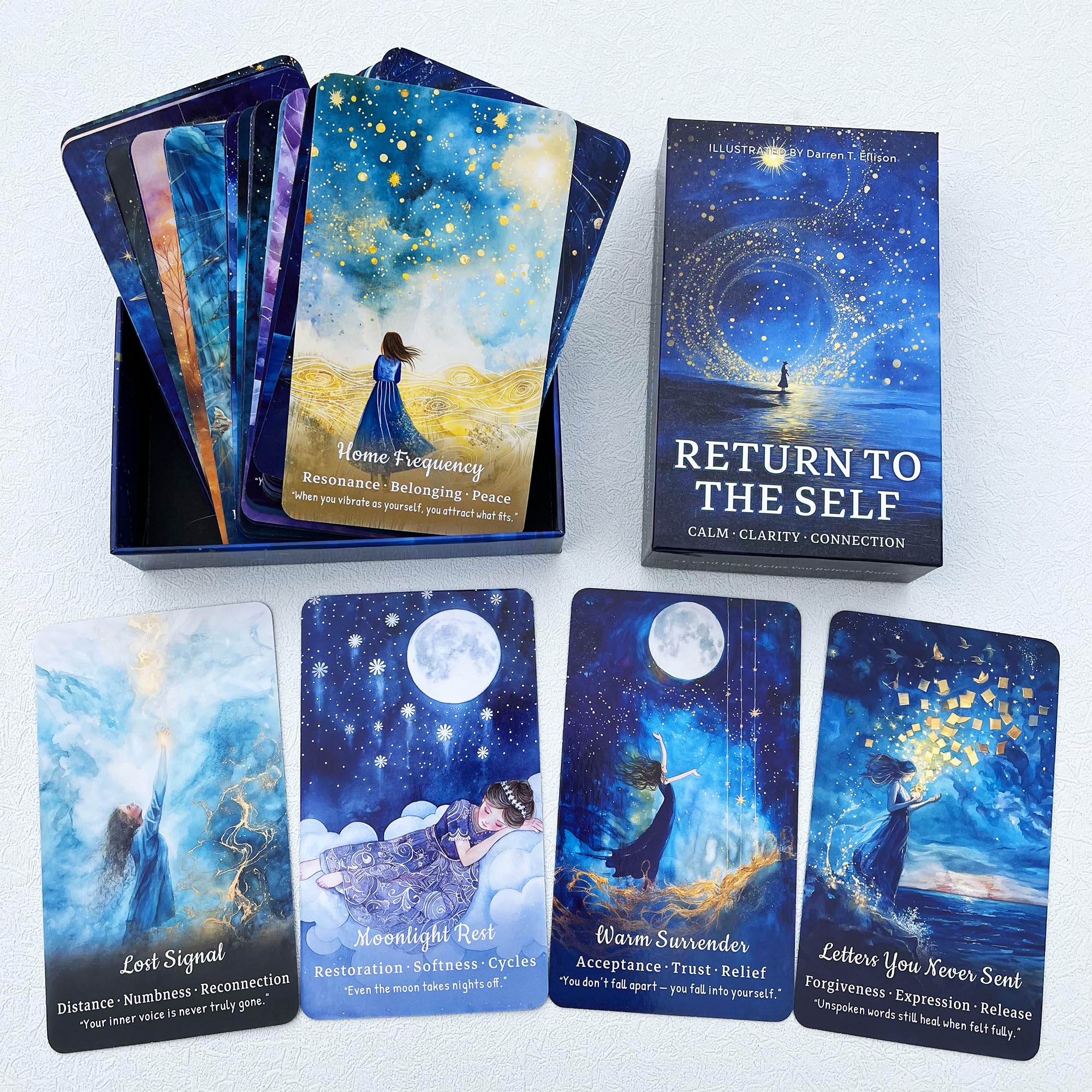 Amazon.com: GZXINKE Oracle Cards Deck 54 Cards for Beginners