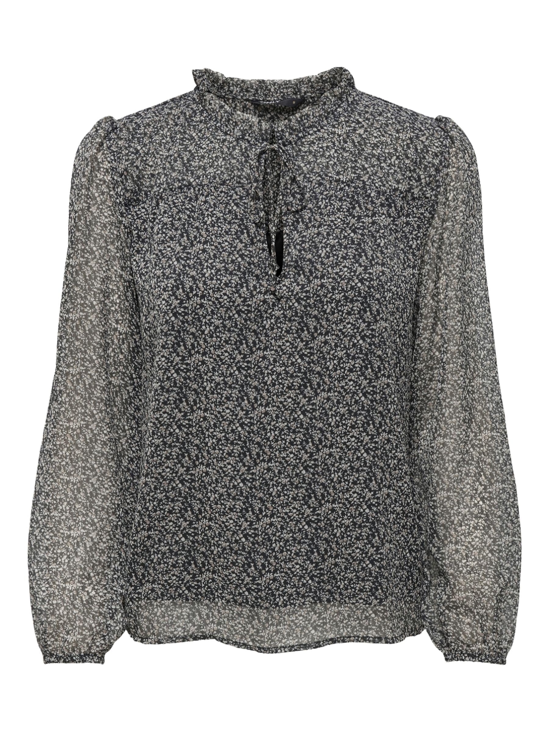 Only Women's Black/Aop: Cera Ditsy Onlditsy L/S Blouse Wvn Noos, Small