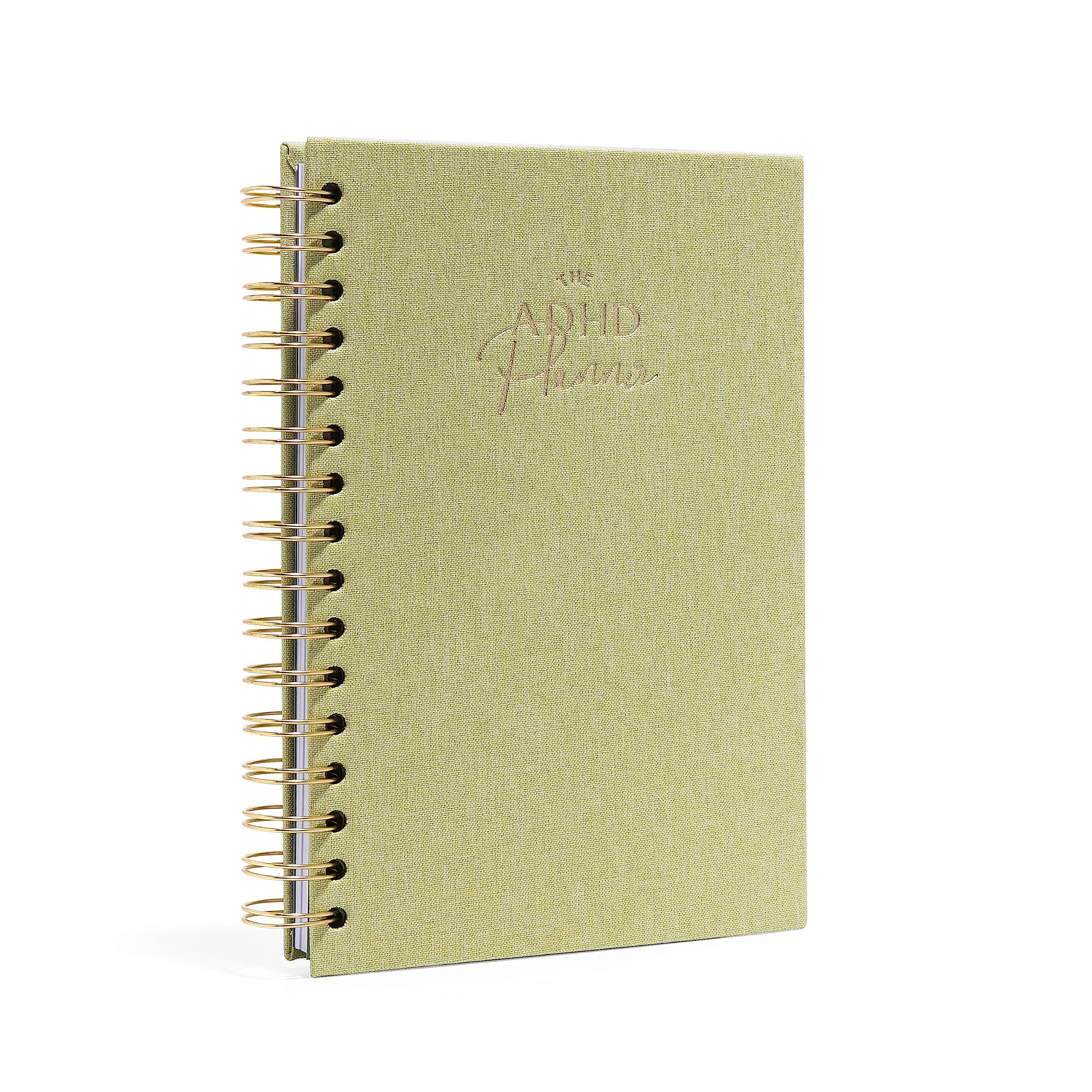 The ADHD Planner - Agenda giornaliera/settimanale senza data, per tenere traccia delle abitudini, registra emozioni e umore, obiettivi accademici, struttura e messa a fuoco per adulti (spirale)