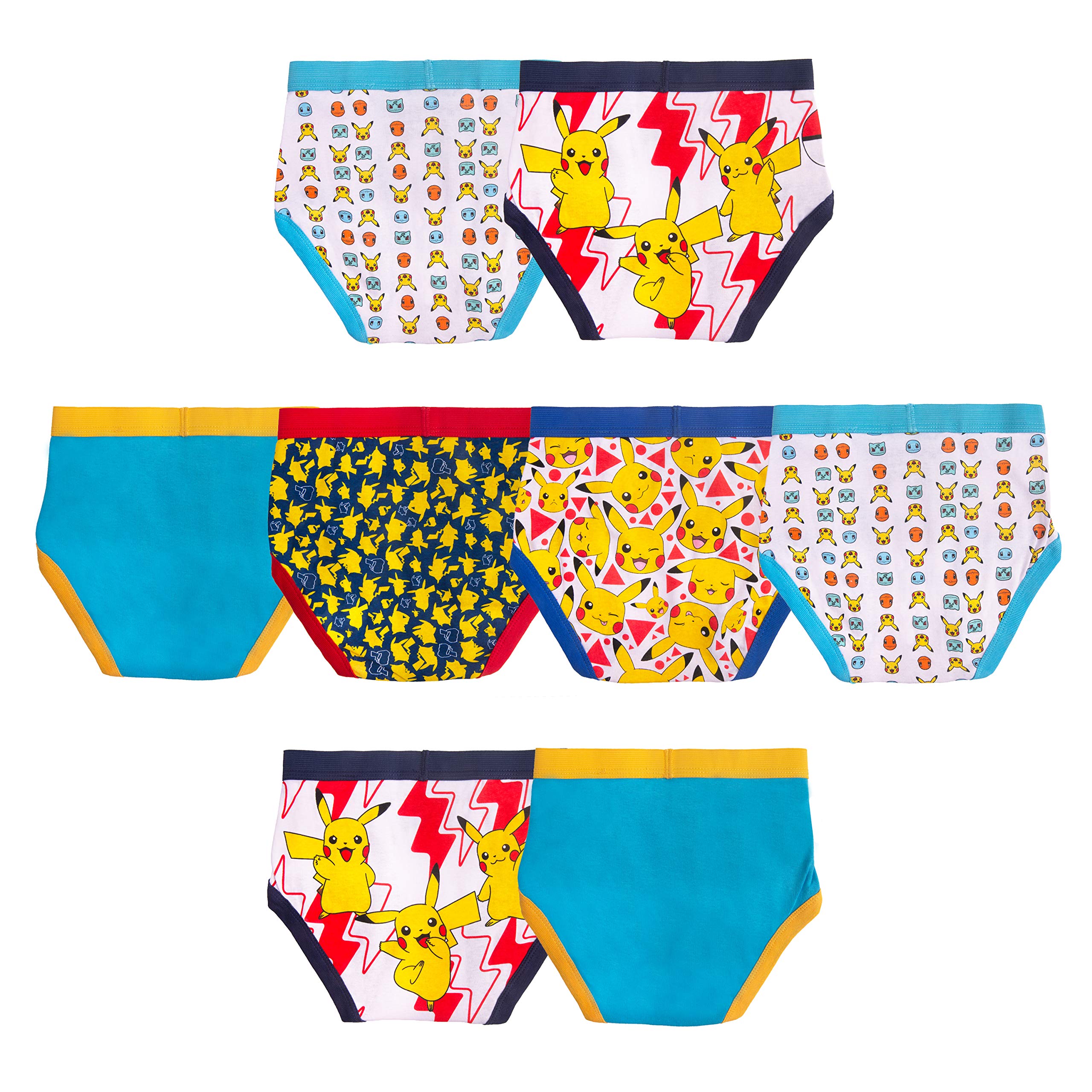 Pokemon Boxer Corti (Pacco da 5) Bambini e Ragazzi
