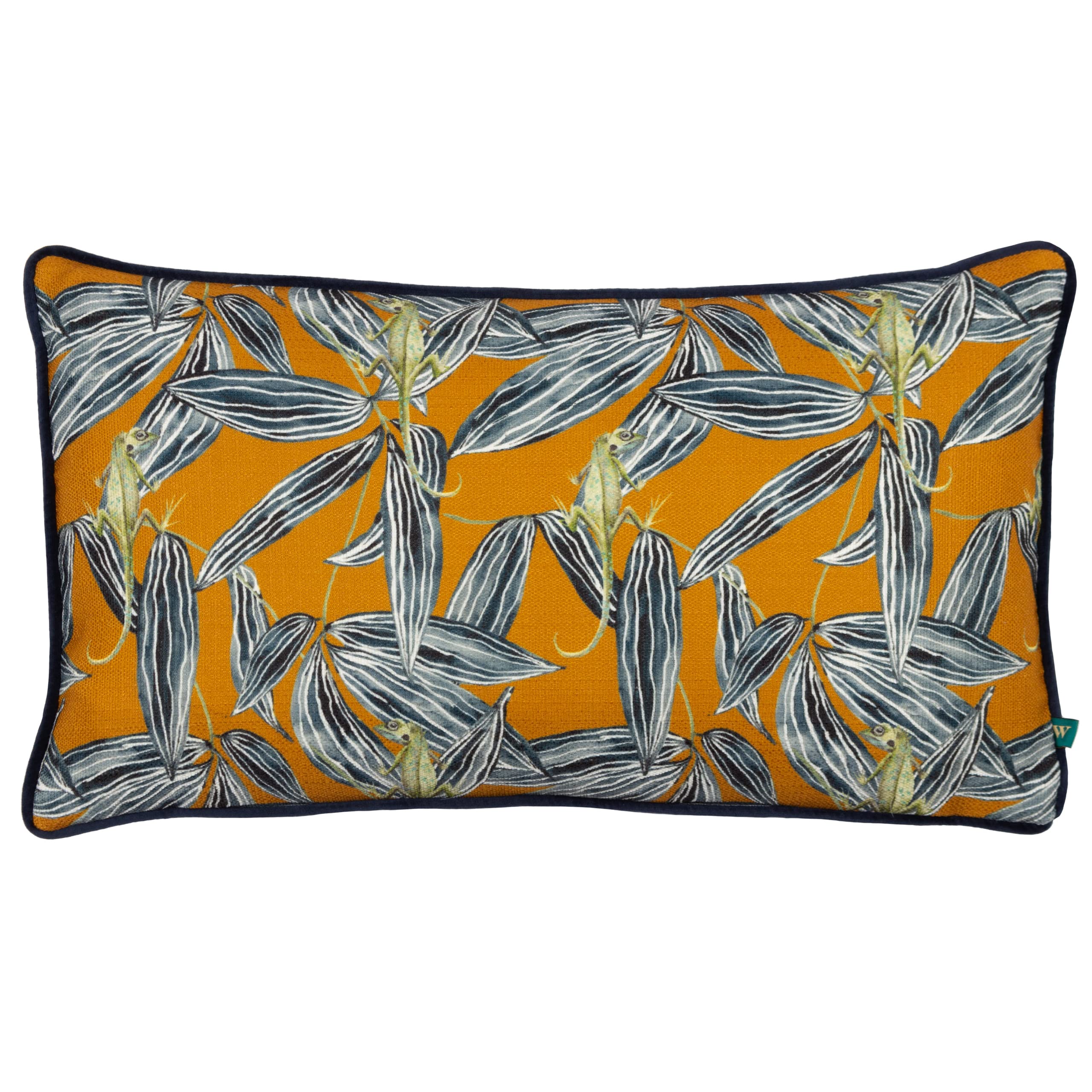 Wylder Tropics Nkiru Cushion - Yellow Polyester Filled Cushion - 30x50cm