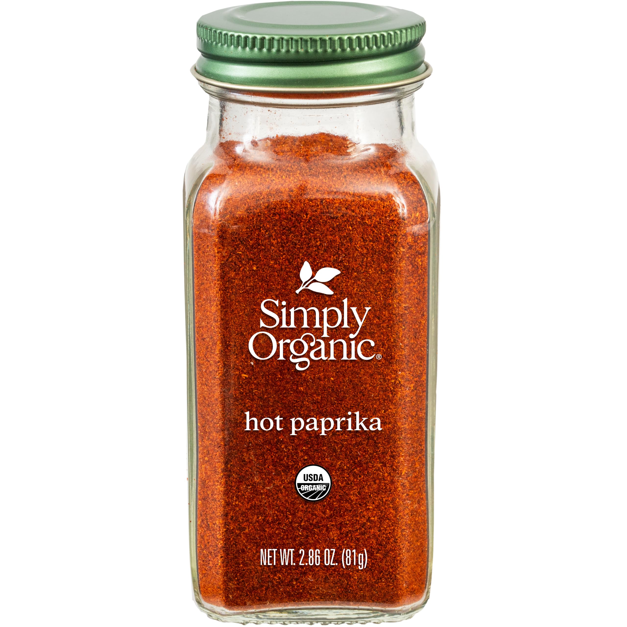 Simply Organic Paprika, Hot, Organic, 2.86 Ounce