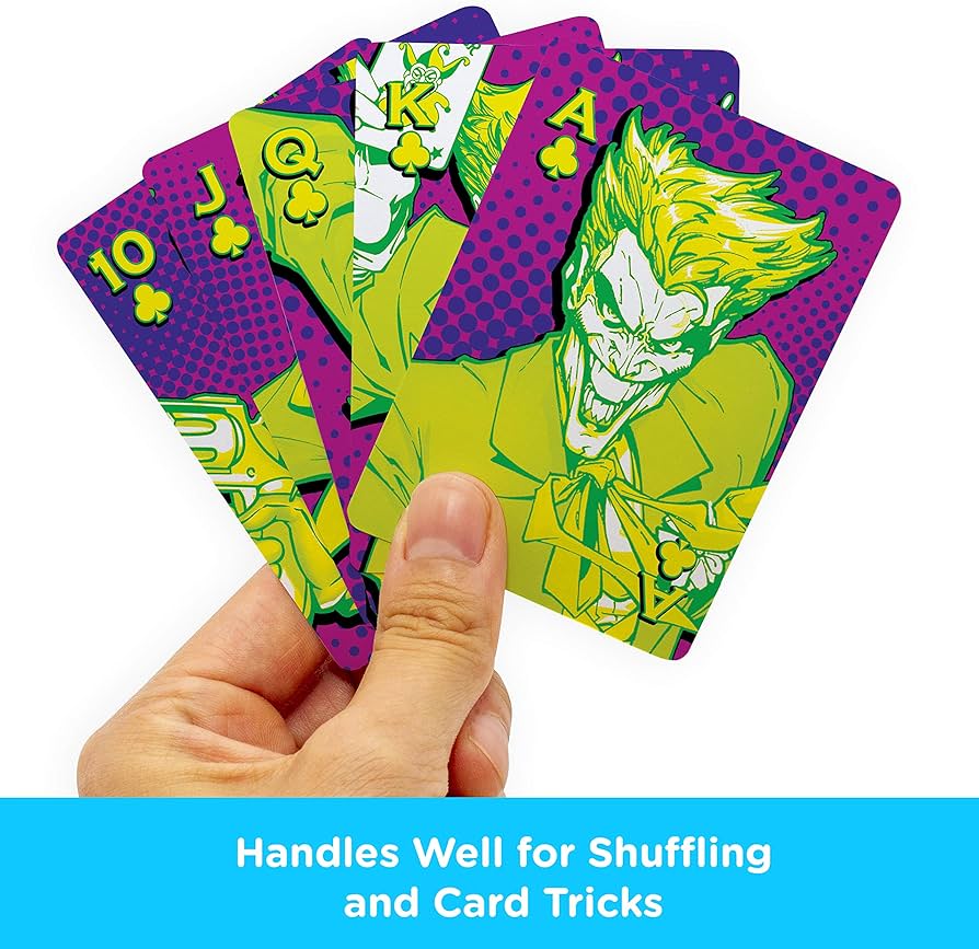 Amazon.com: Aquarius DC Comics Joker Playing Cards : Toys & Games