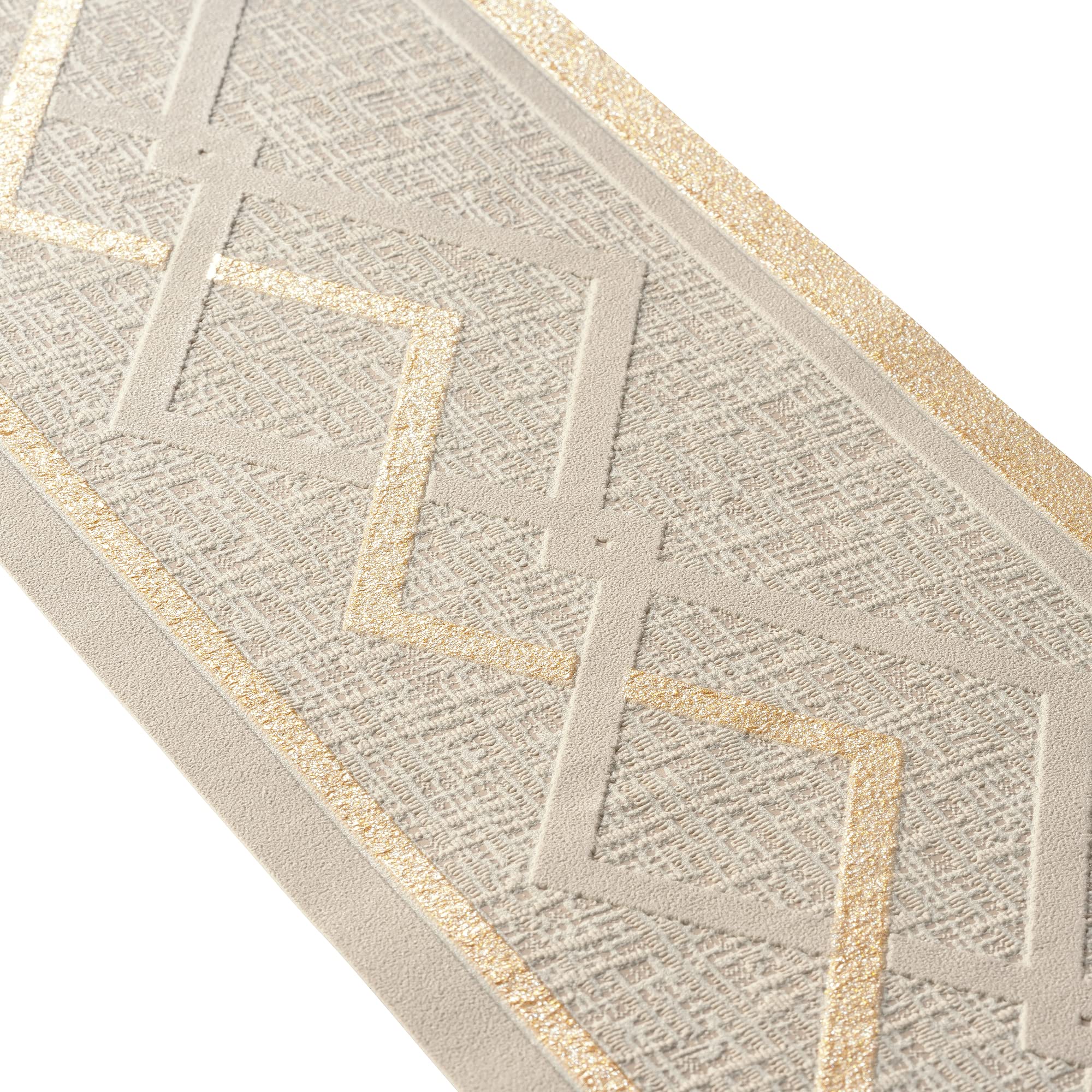 A.S. Création 384416 Frise moderne à paillettes métallisées 5,00 m x 0,13 m Fabriqué en Allemagne