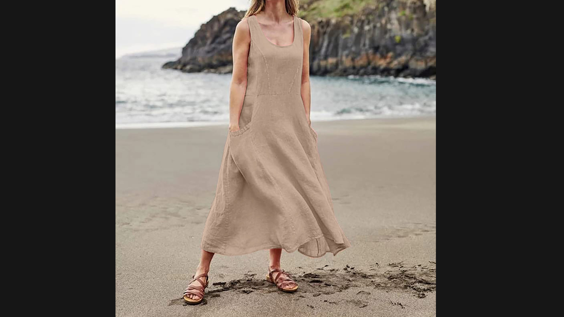 Watch Summer Linen Dress 2193 on Amazon Live