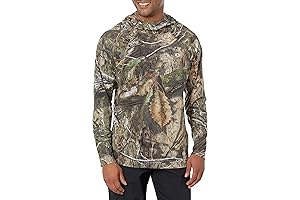 Mossy Oak Men's Camo Hooded Sweatshirt: The Epitome of Comfort and Stealth...