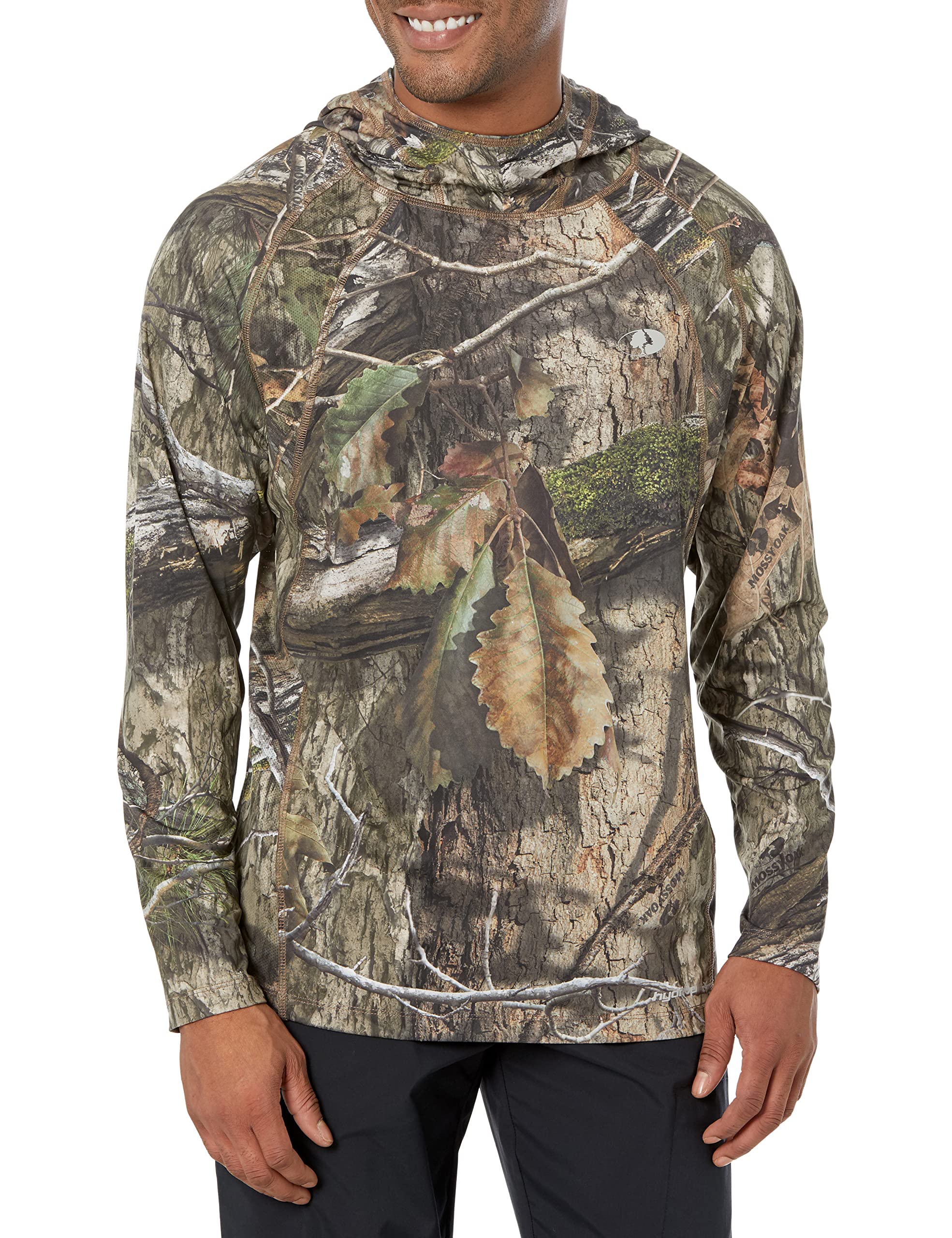 Mossy OakMen's Camo Hoodie Lightweight Hunting Shirts