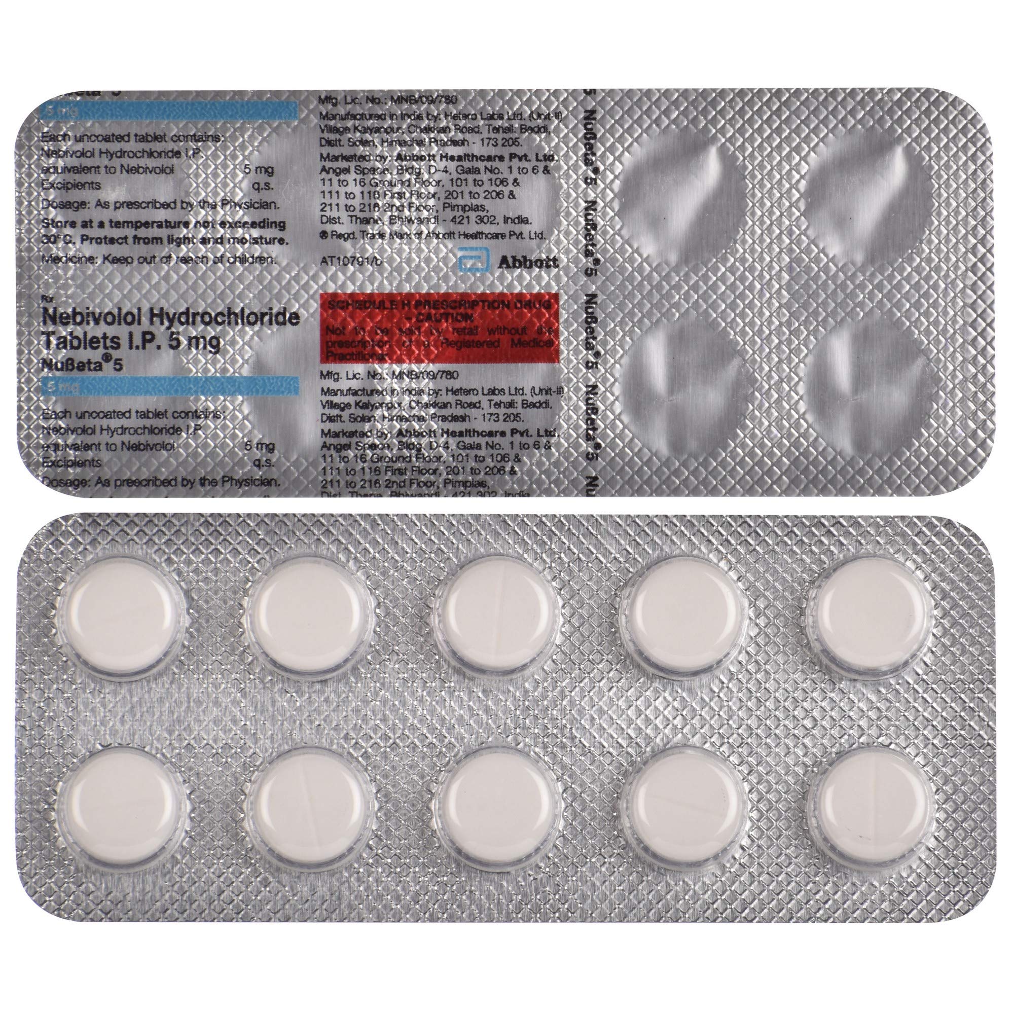 Nubeta 5 - Strip of 10 Tablets