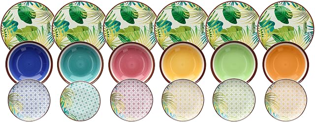 Tognana New Jungle Dinner Set 18 Pieces