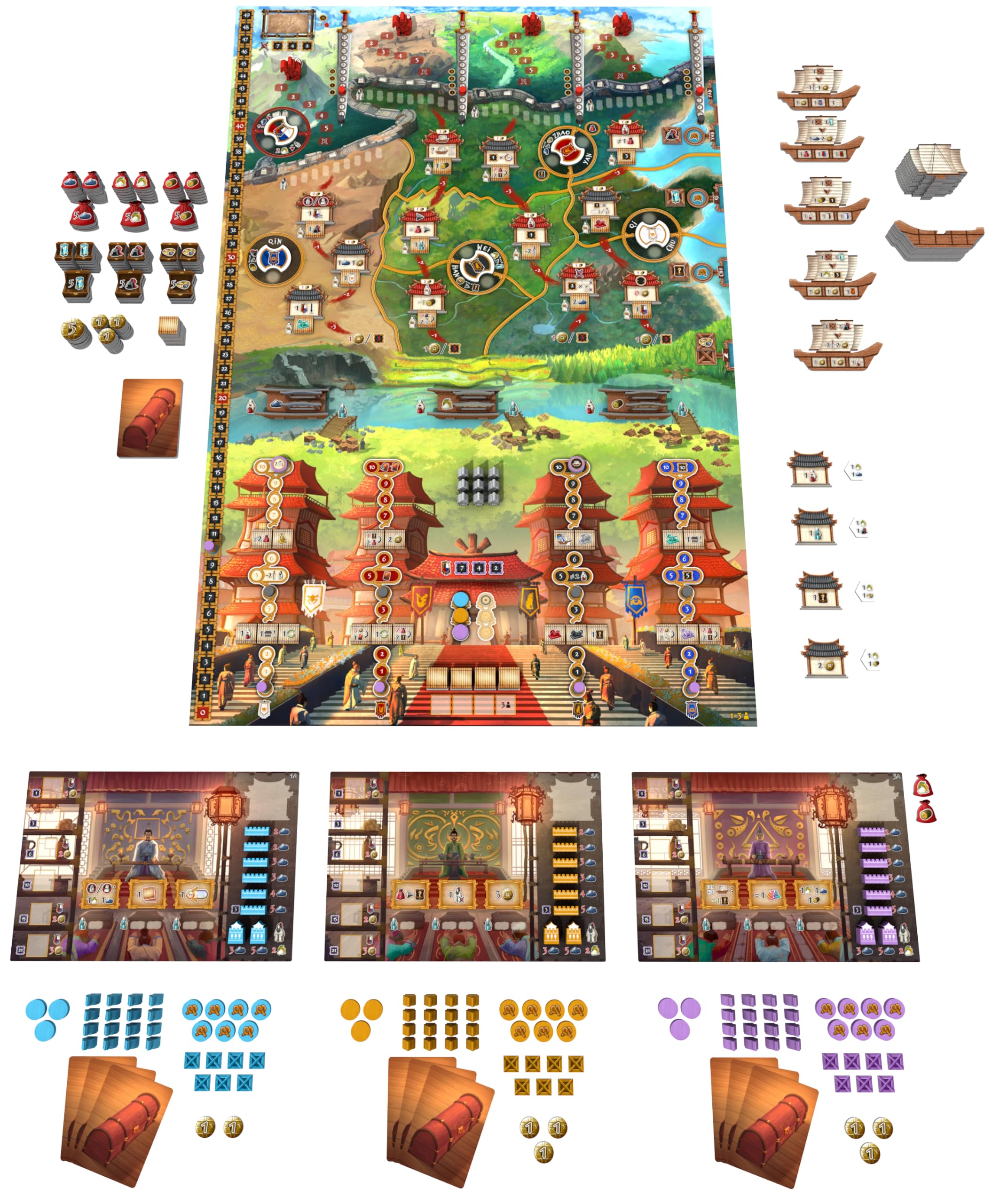 Tianxia - Gioco di Strategia per Adulti e Ragazzi dai 14 Anni - 1-4 Giocatori - Durata 60/90min - Edizione Italiana