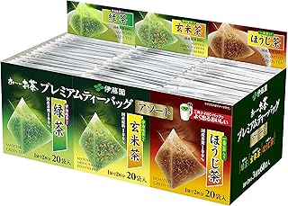 伊藤園 おーいお茶 プレミアムティーバッグ アソート 60袋