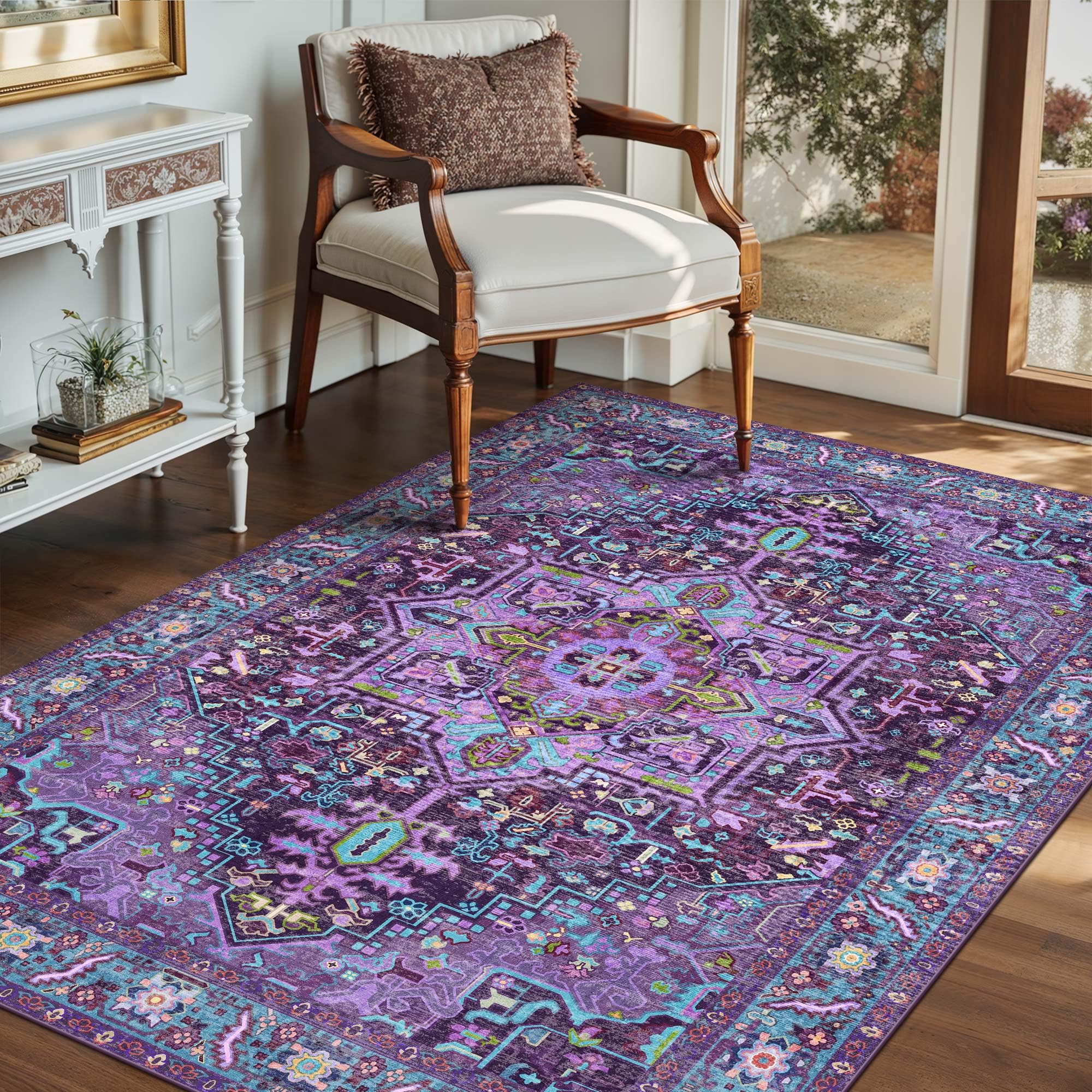 Kokia 5x7 Washable Area Rug