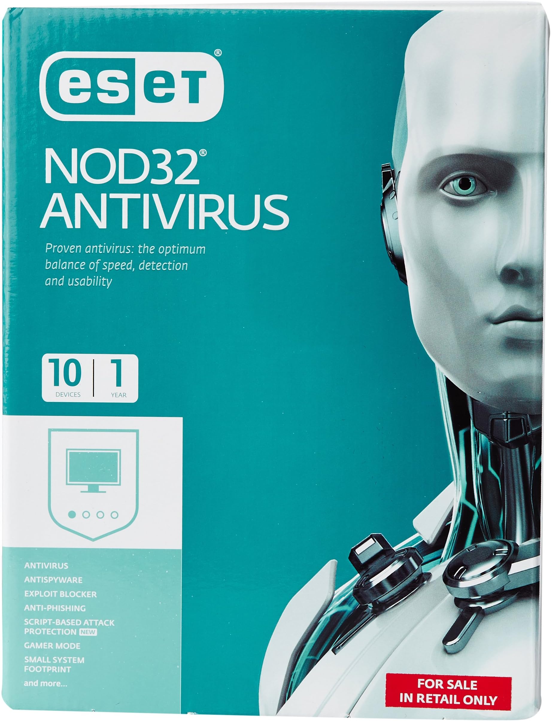 ESET NOD32 Antivirus - 10 devices, 1year