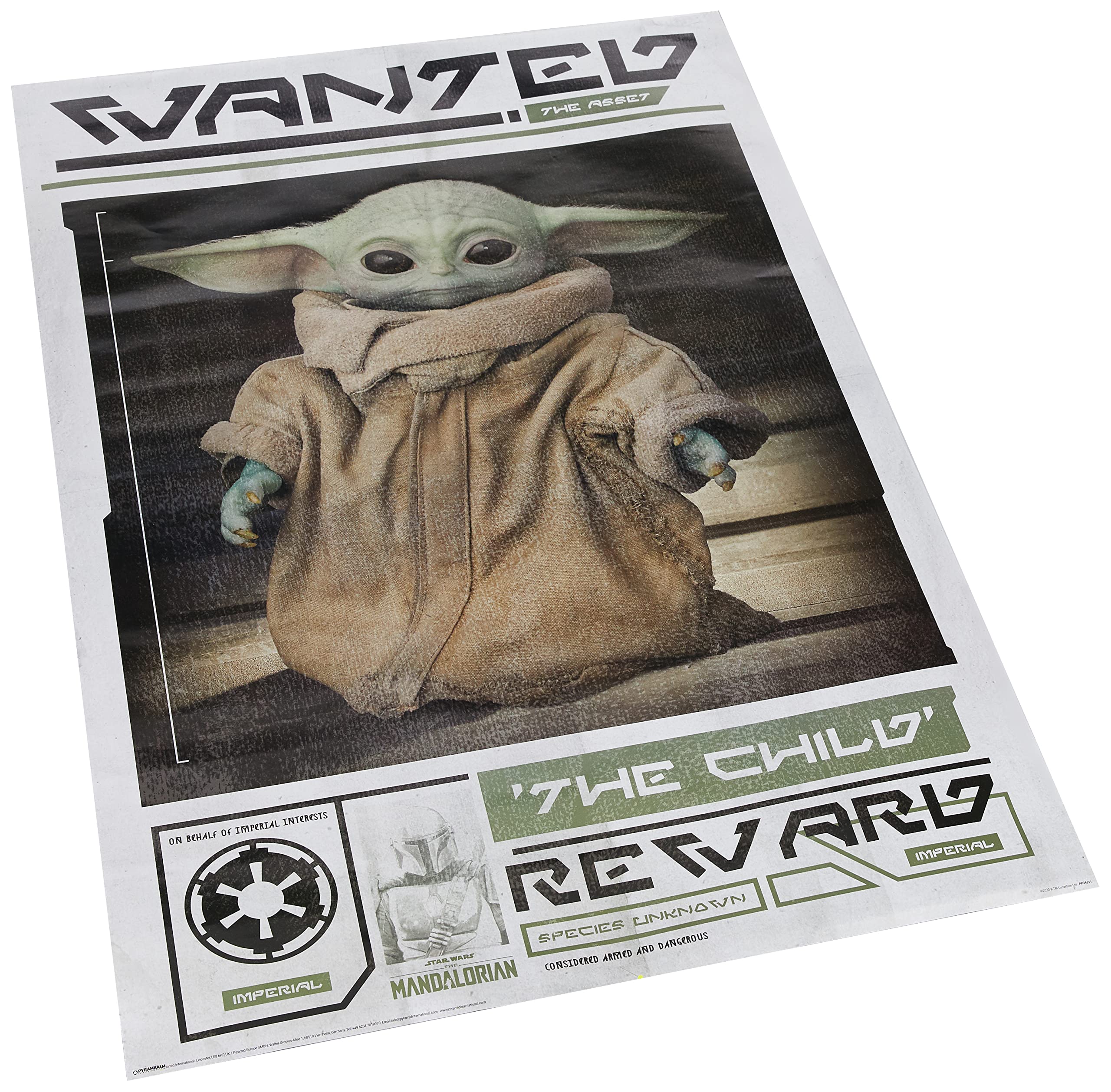 Amazon.co.jp: STAR WARS - The Mandalorian - Poster 61X91 - Wanted