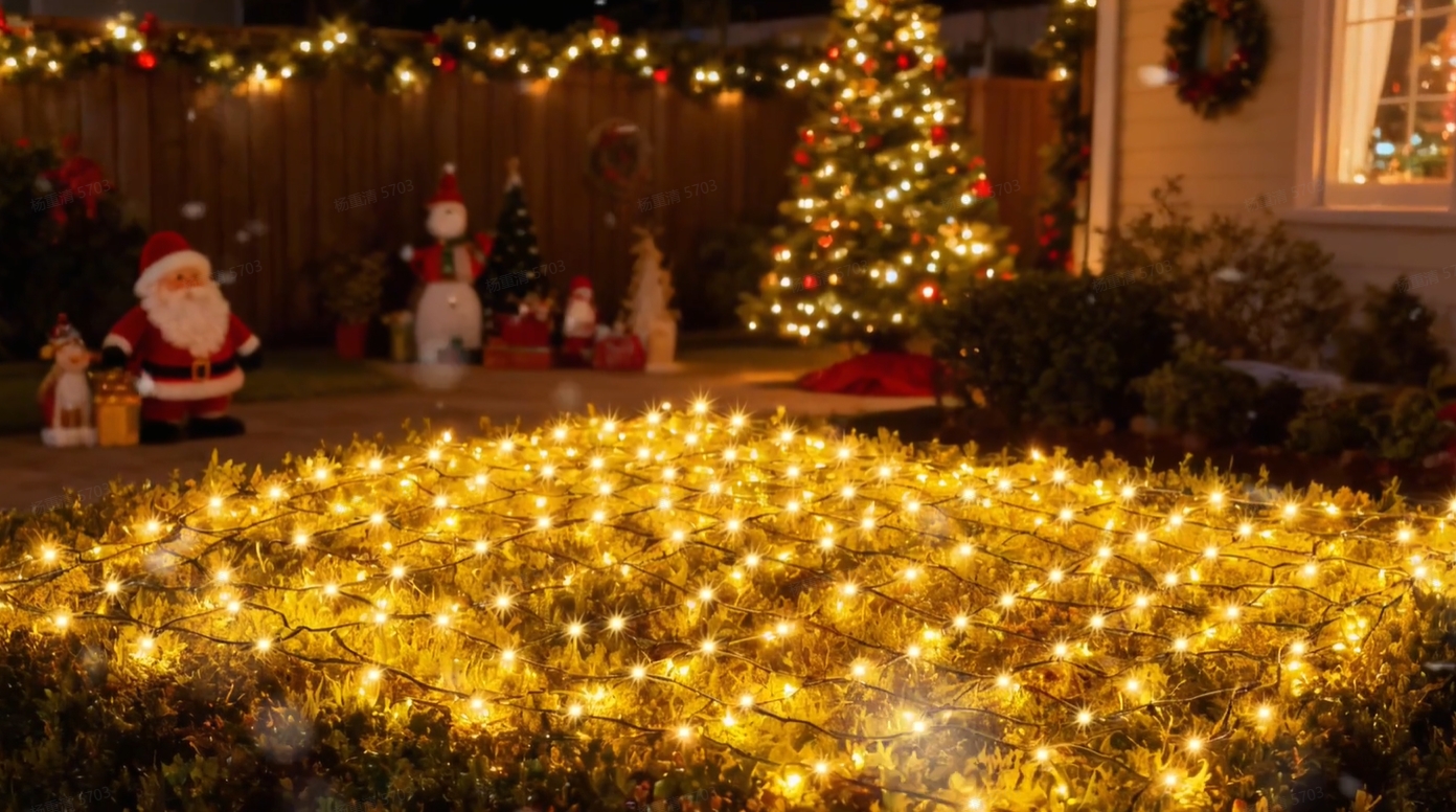 Joiedomi 2-Pack Christmas Net Lights,100 Warm White Net Lights for