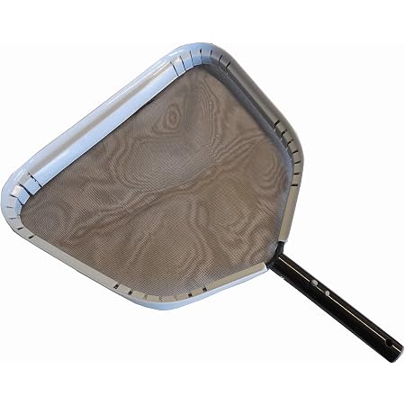 JED Pool Tools Professional Deep Leaf Rake - Heavy Duty Aluminum Frame With Puncture Resistant Net