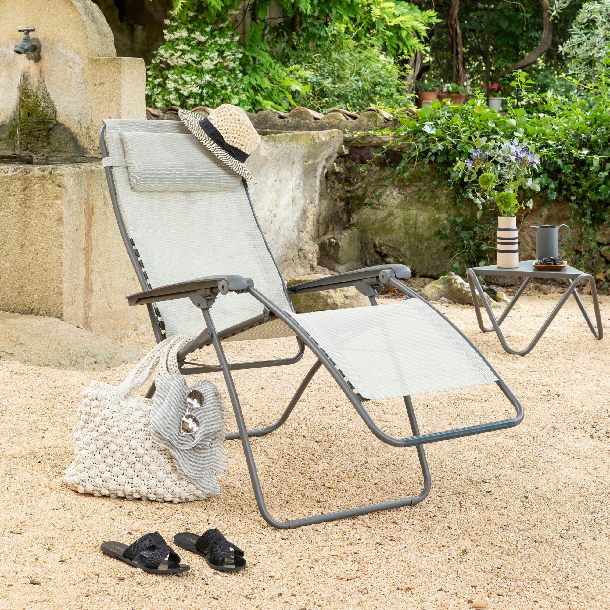 Lafuma Sillón Relax Gravedad Cero Rsxa Clip Batyline® ISO Beige Seigle