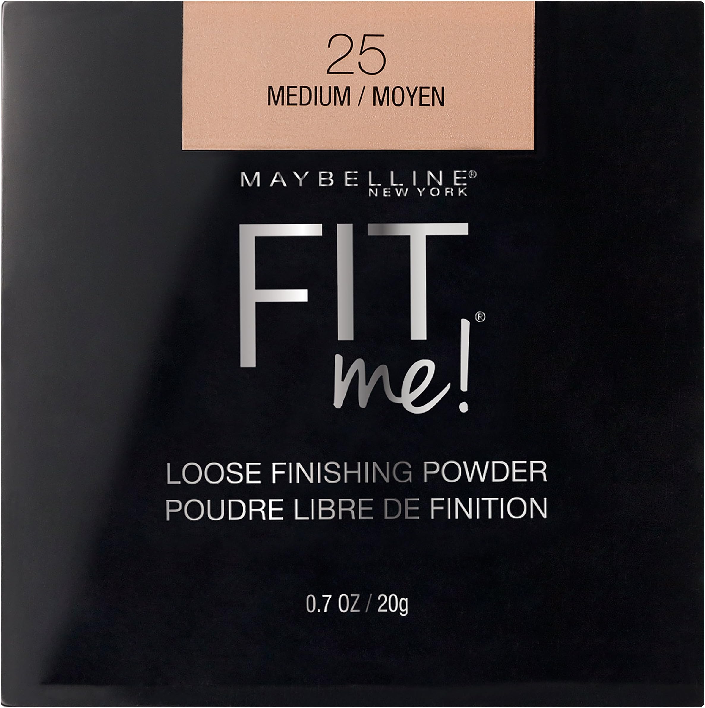 Maybelline New York Fit Me Loose Finishing Powder, Medium, 0.7 Ounce