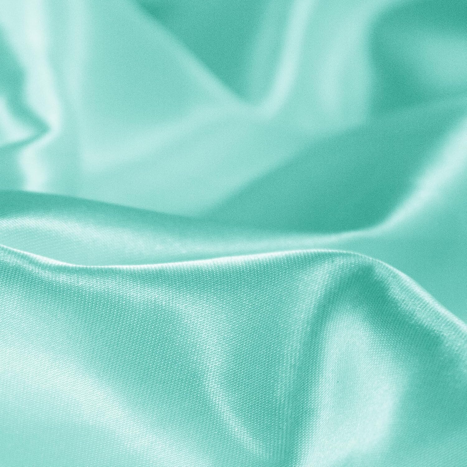 pson Mint Satin Fabric - 98 Inch/2.5m Wide by The Yard, Soft Silky Fabric for Wedding Dress, Sewing, DIY Crafts, Clothing Making, 3 Yards, Sea Green