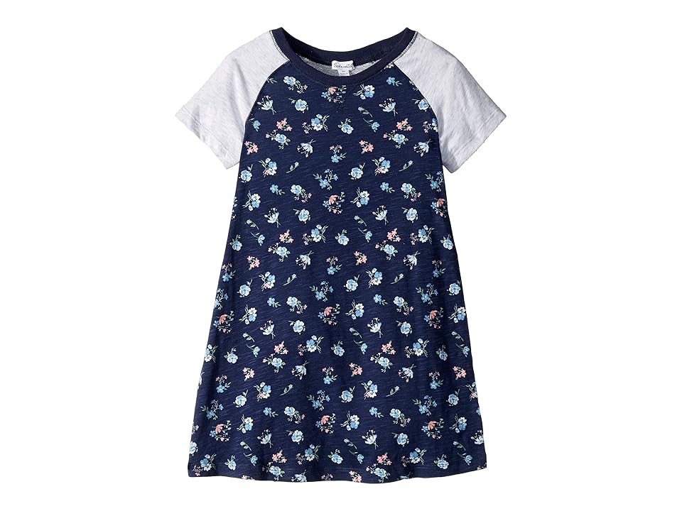 

Splendid Littles Floral Raglan Sleeve Dress (Toddler/Little Kids) (Navy) Girl's Dress