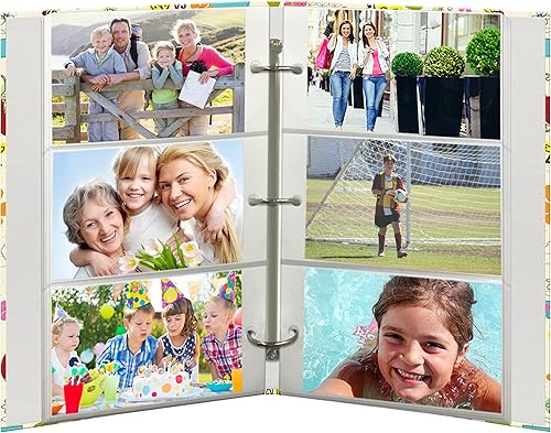 Vista 25 de Pioneer Photo Albums STC-46/BR álbum de fotos de 3 anillos Diamantes elegantes