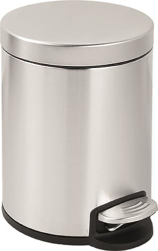 Poubelle à pédale inox 5 litres Vigor petit format pour wc - 2