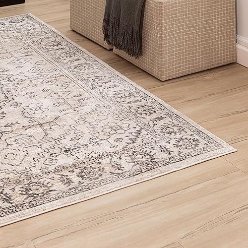 Miniatura 7 de Mohawk Home El agarre antideslizante de 5 x 8 pies mantiene las alfombras en su lugar, para suelos duros