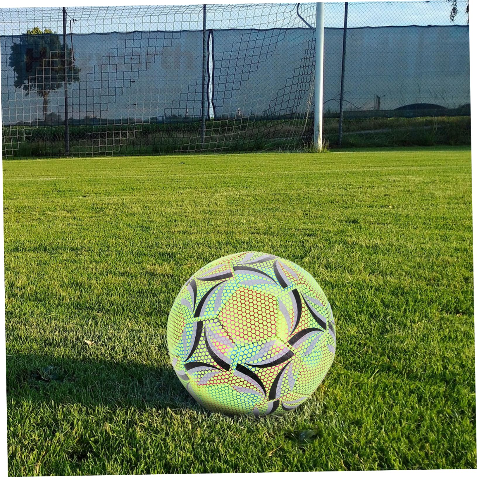 Sosoport Pallone Calcio Professionale per Allenamento e Notturno per e Adulti Superficie Migliorata per Controllo Facile