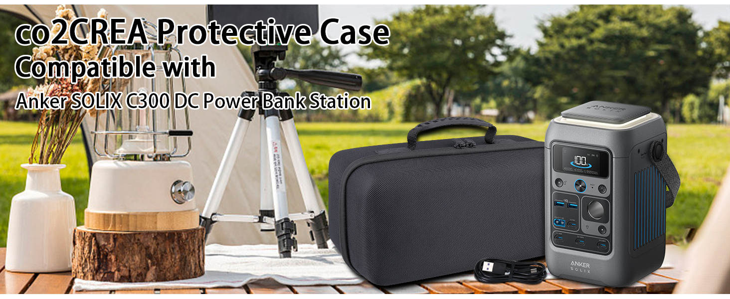 Anker solix c300 DC ケース付き Amazon.com: co2CREA Hard Travel Case Compatible with Anker
