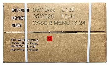 Amazon.com: MRE Meals Ready to Eat A Or B case 2025, 2026