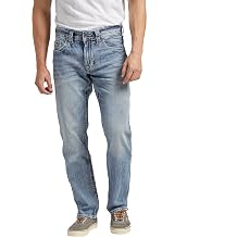 Silver Jeans Co. Men's Eddie Relaxed Fit Tapered Leg Jeans Jeans