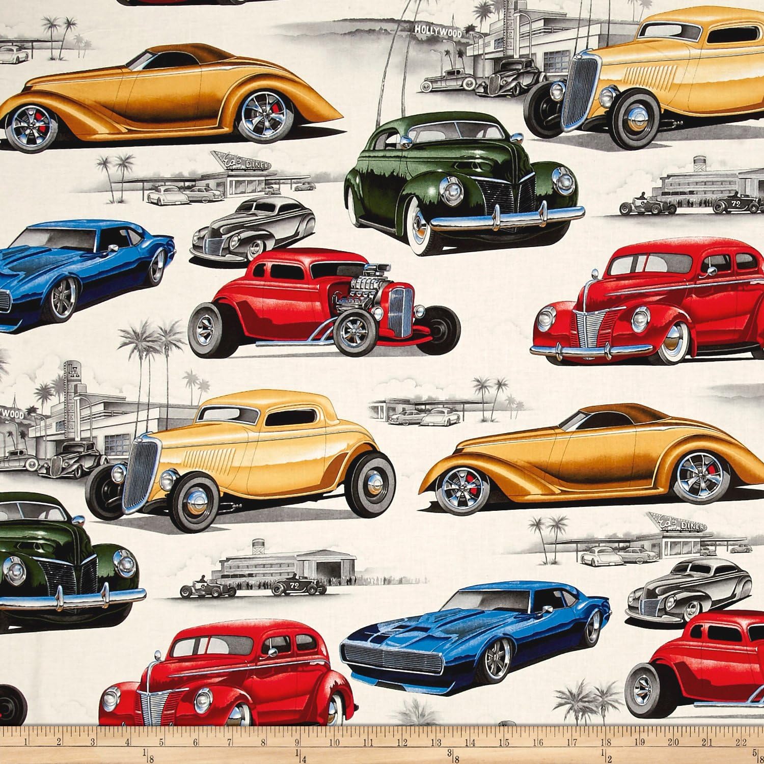 Alexander Henry Skullduggery Chopped + Channeled Brite Fabric By The Yard