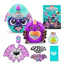 ZURU Rainbocorns Monstercorn Surprise di ZURU Scatola da scoprire con peluche, Regali di mostri fantasy per bambine, gioco di fantasia con accessori da indossare, slime (Spider)