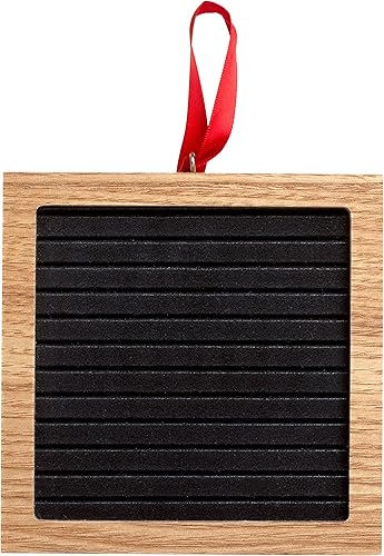 Miniatura 23 de Pearhead Baby’s First Christmas Wooden Picture Frame Ornament, Newborn Milestone Keepsake Photo, Holiday Gift For New and Expecting Parents, Rustic