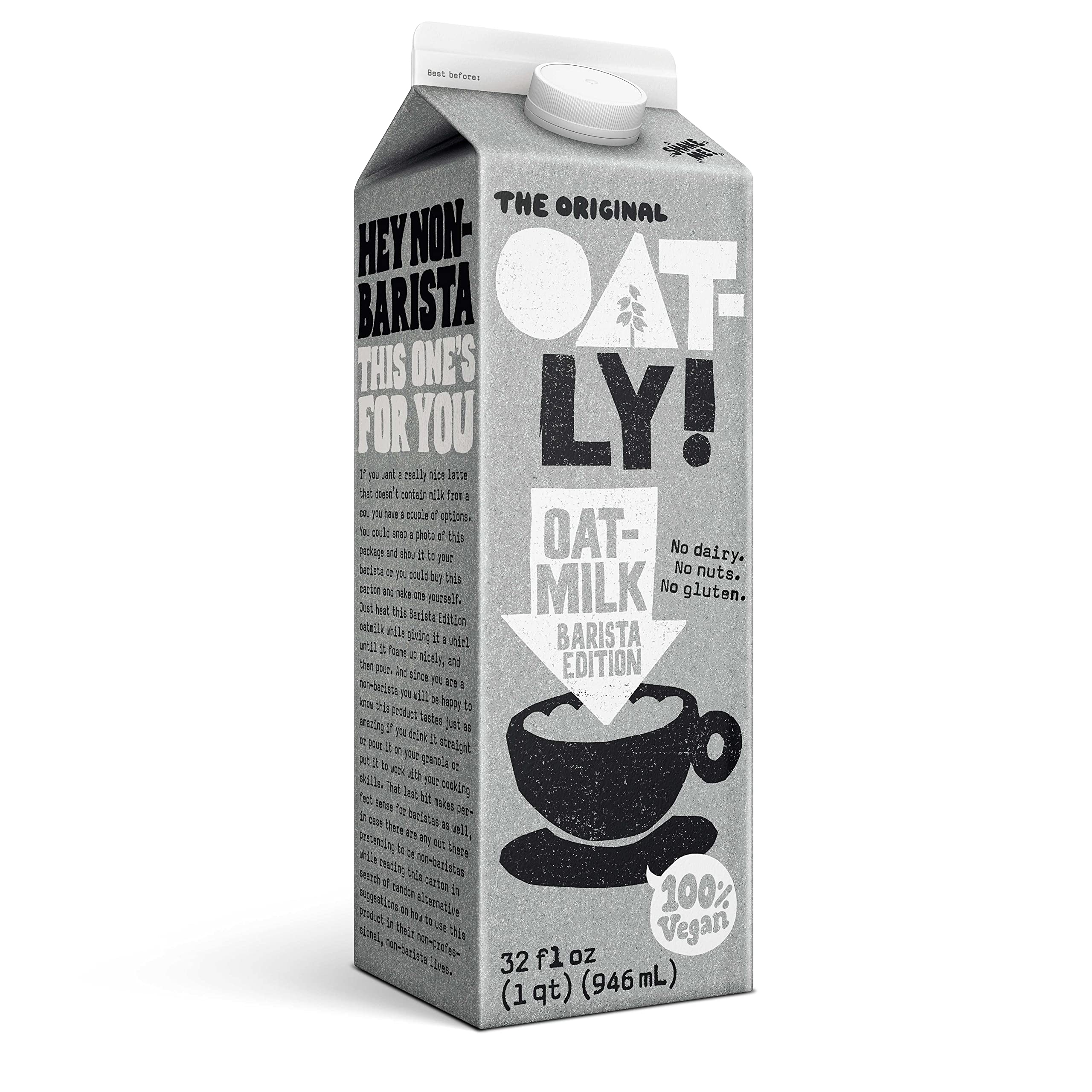 Oatly Barista Edition Oatmilk vegan 32 Fl Oz — view 5