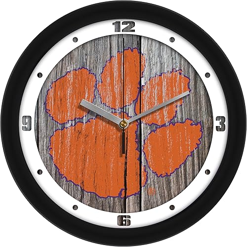 Vista 116 de SunTime Alabama Crimson Tide - Reloj de pared desgastado