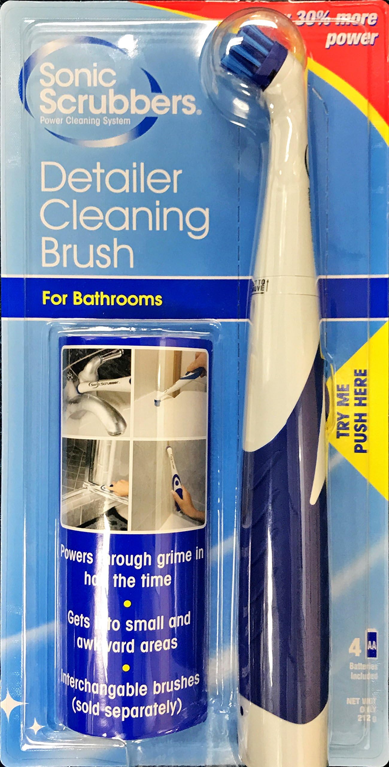 Sonic Scrubber Bathroom Cleaning Brush Tool