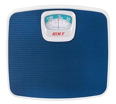Mezire9020 Weighing Machines Analog Mechanical Weigh Machine For Human Body, Weight Checking Machine, Weighing Machines Iron Body Analog Weighing Machines For Body Weight (Upto 130kg Capacity,Blue)